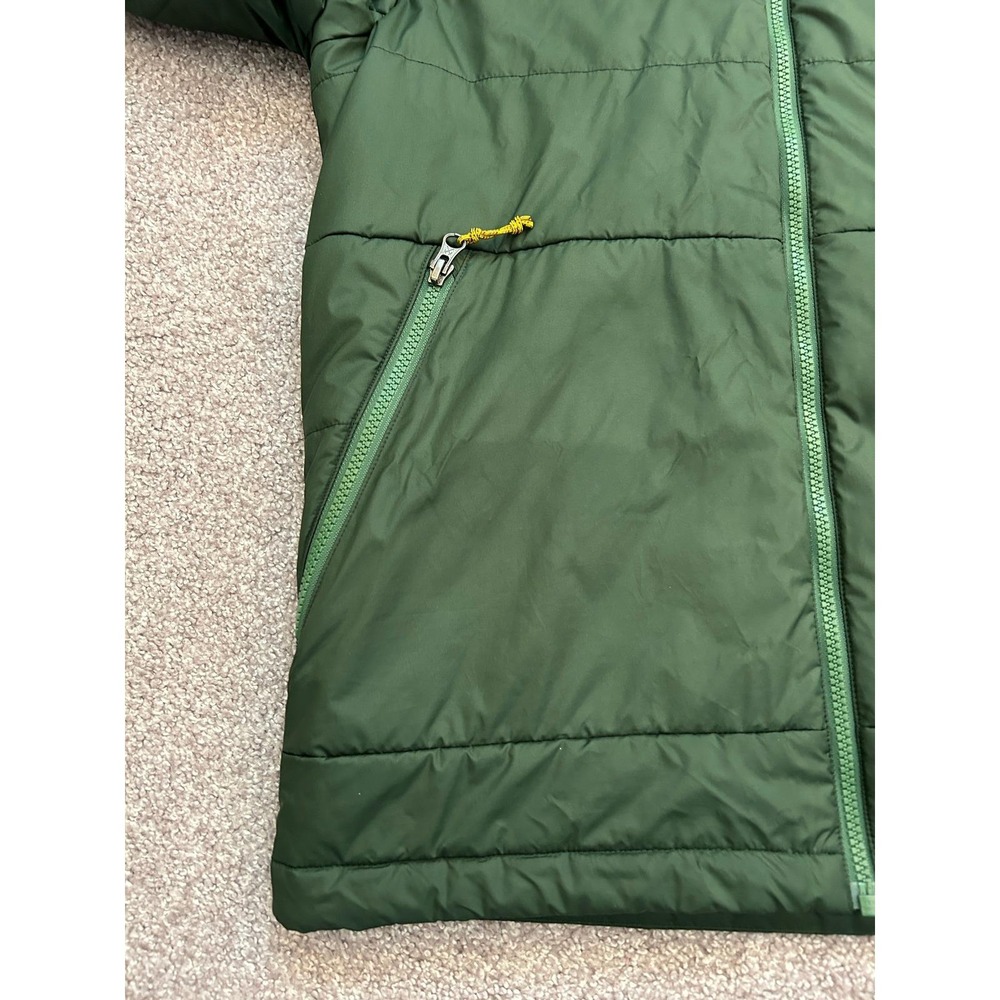 REI Co-op Hooded Puffer Jacket Mens‎ Medium Green Excellent Insulated Hiking - Picture 5 of 15